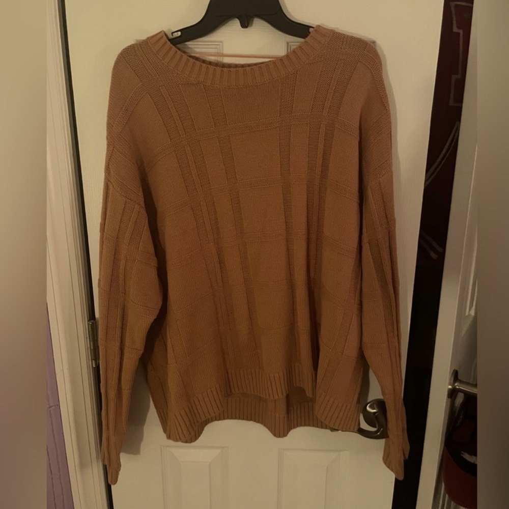 PacSun Square Pattern Oversized Sweater